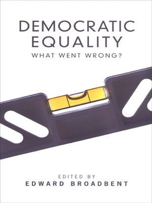 cover image of Democratic equality